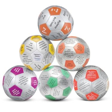 Imagem de Trainers Warehouse Conjunto de polegares Just for Fun com bolsa de malha gratuita | Atividade de formação de equipe para energia e engajamento! | 32 x 6 painéis para estimular conversas