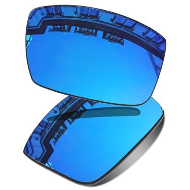 Imagem de Vonxyz Substituição para óculos de sol Oakley Gascan – Várias opções, Ice Mirrorcoat Polarized, 0