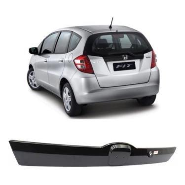 Imagem de Aplique Moldura Tampa Traseira Honda Fit 2009 2014 Original