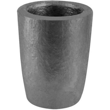 Imagem de Nelyrho Cadinho de grafite #0.5 (0,5 kg) para fundição de metal refinação ouro prata cobre latão alumínio