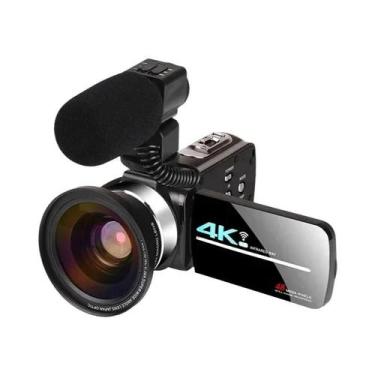Imagem de Câmera De Vídeo 4K De 56MP Com Zoom De 18X, Webcam WiFi, Filmadora Par
