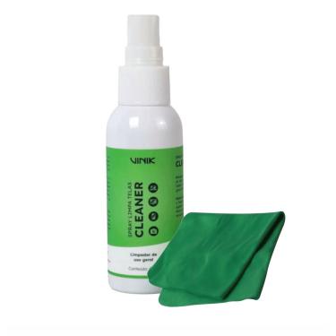 Imagem de Limpa Telas Com Flanela Monitor Notebook TV Celular Vinik Cleaner 60ml