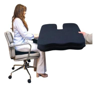 Imagem de Almofada Cóccix Ortopédica Alivio de Dores Cóccix Lombar almofada para cadeira de rodas, escritório, Sofá Espuma Ortopédica Especial