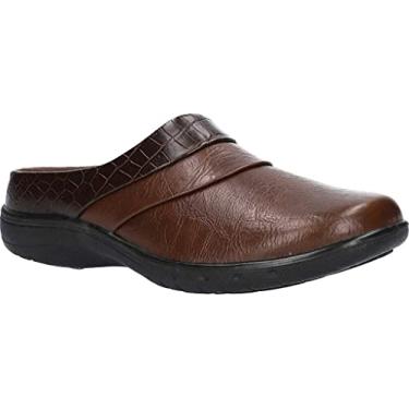 Imagem de Easy Street Mule Feminino, Bronzeado/Croco marrom, 11 X-Wide