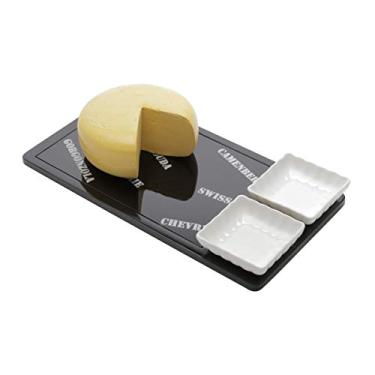 Imagem de SUPORTE DE MADEIRA C/2 BOWLS DE PORCELANA 33X17X4cm