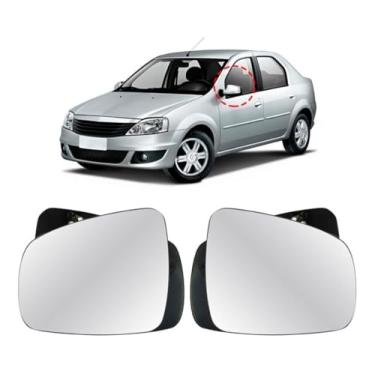 Imagem de Par Lente Retrovisor Logan 2010 A 2014 Dir/Esq