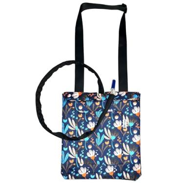 Imagem de JARCEEVAN Suporte para bolsa de drenagem de urina, capa de tubo com fivela de fixação interna, alça de ombro ajustável, bolsa de ombro para cateter, bolsa urinária pós-operatória bolsa de ombro para