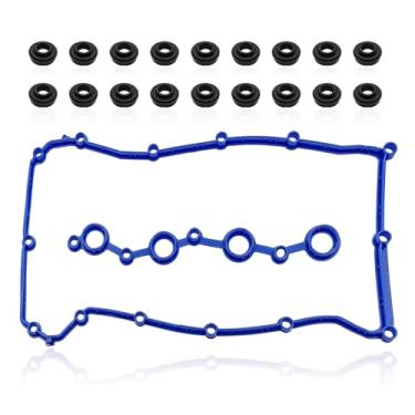 Imagem de Dunviku VS50698R Conjunto de juntas de tampa de válvula para Chrysler 200 Dodge Avenger Jeep Patriot Compass 2 4L 2009-2020 Substituição inclui vedações de vela de ignição OEM K04884763AA