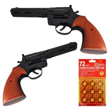 Imagem de Revólver de Brinquedo Infantil com Espoleta 72 Tiros – Clássico Estilo Faroeste