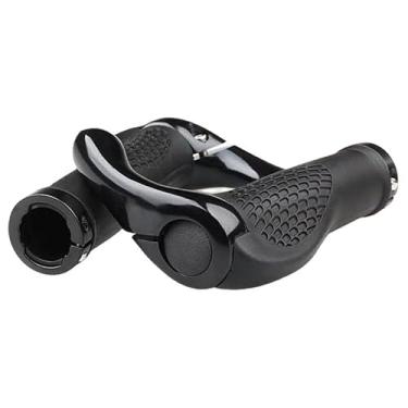 Imagem de Par Manoplas Anatomicas Guidao Bicicleta Com Trava Bar End