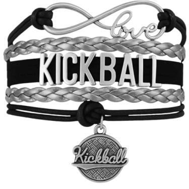 Imagem de Bracelete com pingente Kickball Infinity, presentes de bola de chute para jogadores, equipes e técnicos