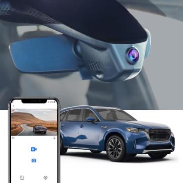 Imagem de Fitcamx 4K Dash Cam Adequado para Mazda CX-90 2023-2025 Select Preferred Premium Plus Sport (HD2-6607), OEM Fábrica Estilo, UHD 2160P Vídeo, WiFi & APP, Loop Gravação, Parking Mode, 64GB Cartão