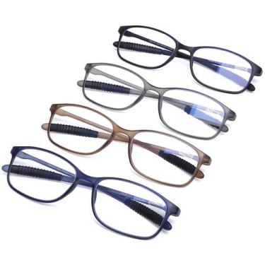 Imagem de Óculos de leitura AQWANO Blue Light Blocking 2.25, pacote com 4