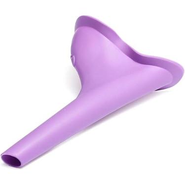 Imagem de Urinol Feminino Portátil Reutilizável Lavável Compacto Flexível para Viagem Camping e Pós-Operatório
