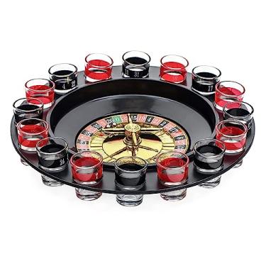 Imagem de Jogo de roleta de roleta de 30,5 cm, jogo de bebida, toca-discos, jogos de mesa de lazer, conjunto de roleta para uma noite de jogo em casa ou uma festa de clube, jogos de cassino