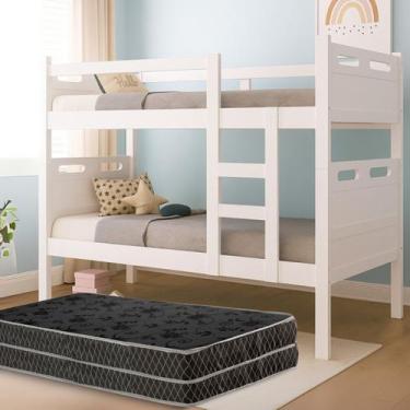 Imagem de Beliche De Alto Conforto Com 2 Colchões D20 Reforçada - TopDeal E-com,