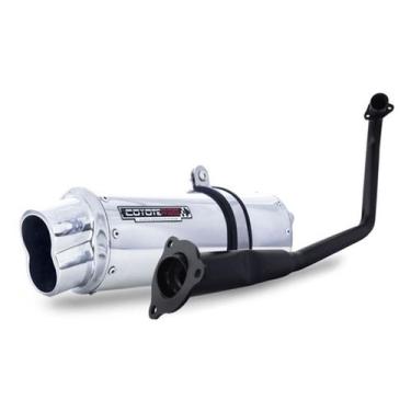 Imagem de Escape / Ponteira Coyote RS5 Boca 8 Aluminio Oval - CB 300 F Twister, 