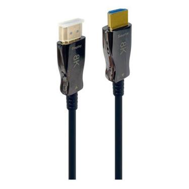 Imagem de Cabo Hdmi 30m 8k 2.1v Hdr Dinâmico Fibra Optca Od:5.2mm Mxt 