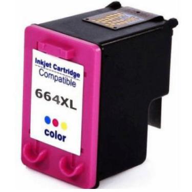 Imagem de Cartucho de Tinta Compatível 664XL Colorido F6V31A  2136 2676 1115 363