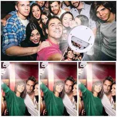 Imagem de Luz Selfie Led Anel Fotografia Blog Maquiagem Branco USB - MKB