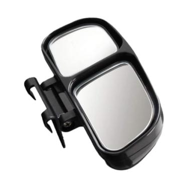 Imagem de TOTMOX Espelho universal de ponto cego para carro, espelho lateral de ângulo amplo, espelho retrovisor HD ajustável para condução assistida (esquerda/direita)