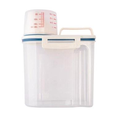 Imagem de Pote Hermético Com Medidor Plástico Pp 1,5 Litros Clink