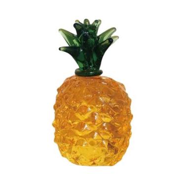 Imagem de Peso De Papel De Cristal Diamante Com Formato De Fruta, Pedra Natural,