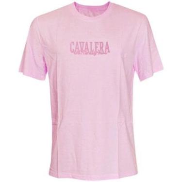 Imagem de CAMISETA CAVALERA INDIE ASSINATURA CV 95 ROSA MASCULINA-Masculino