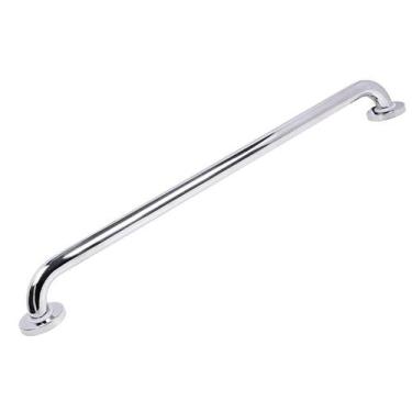 Imagem de Barra de Apoio 70cm Inox Idoso Acessibilidade Cadeirante Deficiente Ba