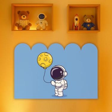 Imagem de Cabeceira de Cama Decorativa Infantil para Quarto de Meninos - Tema Astronauta (CabCerq-0088)