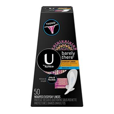 Imagem de Calcinha de dedo U da Kotex Barely There 50 ea (pacote com 2)