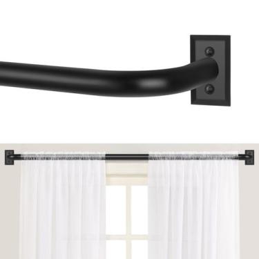 Imagem de Varão de cortina TANGWIN Black Wrap Around 180-360 cm Blackout