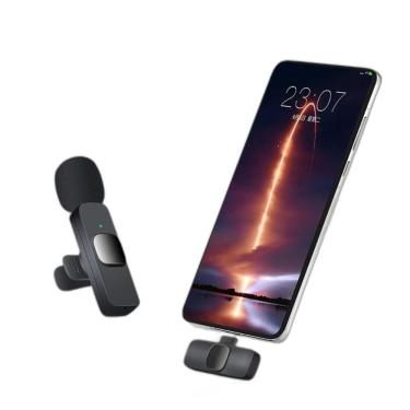 Imagem de Microfone Lapela Sem Fio Wireless Para Android Usb C Type C