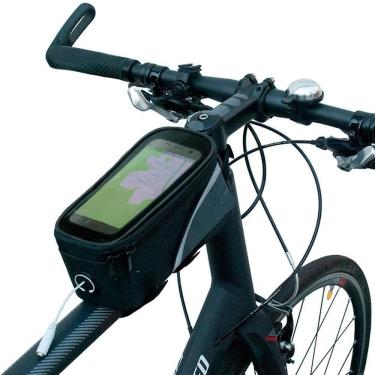 Imagem de Bolsa Bike Porta Celular Acessórios Suporte Bicicleta Quadro