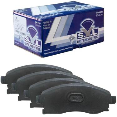 Imagem de Kit Pastilha Traseiro Freio Renault Master 2013 A 2018 Syl - Sistema Brembo