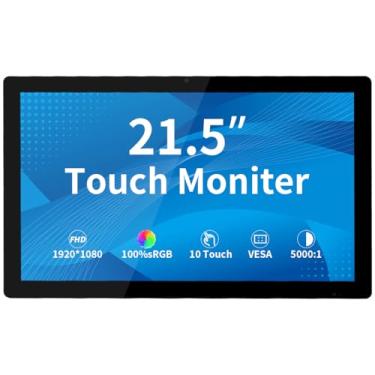 Imagem de Magedok Monitor sensível ao toque 35.6 cm 4k, 3840 * 2160.500 nits, 95% P3, tela sensível ao toque capacitiva de 10 pontos, interface HDMI/USB C/Mini Dp, alto-falantes integrados, VESA, tela comercial