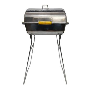 Imagem de Churrasqueira a Carvão Tipo Bafo em Alumínio DURAFORT modelo GOLD Com 