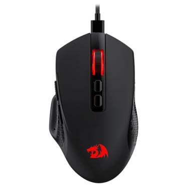 Imagem de Redragon Mouse para jogos M695 com fio, 24.000 ratos ópticos para jogos no máximo DPI com 7 botões programáveis, estrutura ergonômica de aderência natural, software compatível com teclas DIY e DPI