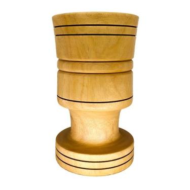 Imagem de macerador pilão de madeira almofariz socador pimenta tempero - RS Vale
