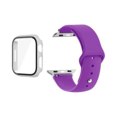 Imagem de Protetores De Tela Para Pulseira De Apple Watch, Estojo De Vidro Para 