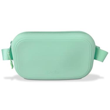 Imagem de Pochete de silicone para uso diário e itens essenciais de viagem – bolsa de cintura resistente à água com design elegante e bolsos eficientes para telefone e muito mais, Menta macia, Everyday