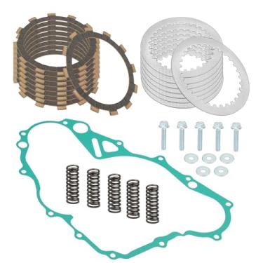 Imagem de JAVIK Kit de placas de aço de fricção de embreagem com parafuso de vedação para Yamaha WR250F YZ250FX 2015-2019 O.E.M# 5XC-16321-00-00 5NL-16325-00-00