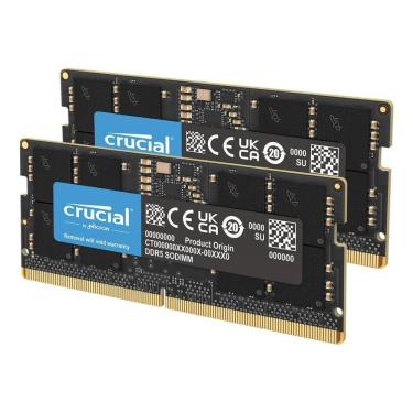 Imagem de Kit 2x16GB Memória RAM DDR5 5600MHz Sodimm Crucial