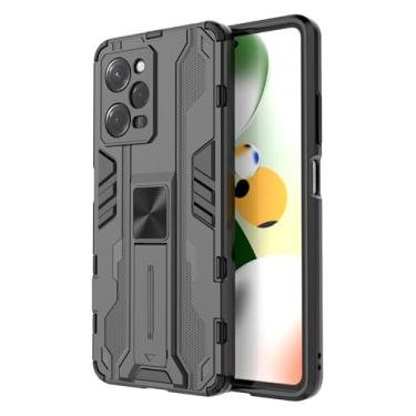 Imagem de SORAKA Capa para Xiaomi Redmi Note 12 Pro 5G com suporte Capa de proteção resistente para Xiaomi Poco X5 Pro 5G Capa com placa de metal para suporte magnético para carro Capa Silm Fit