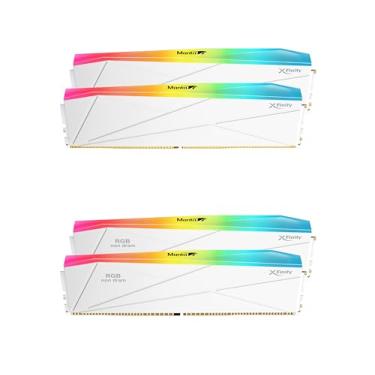 Imagem de V-Color DDR5 SCC KIT 2+2 Manta XFinity 32GB (16GBx2) 7200MHz com kit de preenchimento RGB CL34 1,4V SK Hynix IC RGB Gaming Desktop Upgrade Módulo de memória RAM - Branco (TMXFL1672834WW-DW)