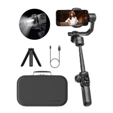 Imagem de Estabilizador de cardan AOCHUAN S2 de 3 eixos com rotação de 360