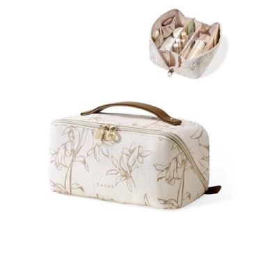 Imagem de Bolsa de maquiagem EACHY Travel de grande capacidade à prova d'água be