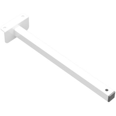 Imagem de Suporte Refletor Fachada Banner Braço 30 Cm - Branco