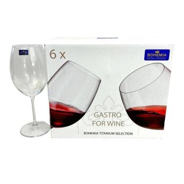 Imagem de Conj 6 Taças Cristal Gastro For Wine Tit Vinho Tto 580Ml