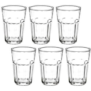 Imagem de Conjunto 6 Copos De Vidro Casual 360Ml Class Home